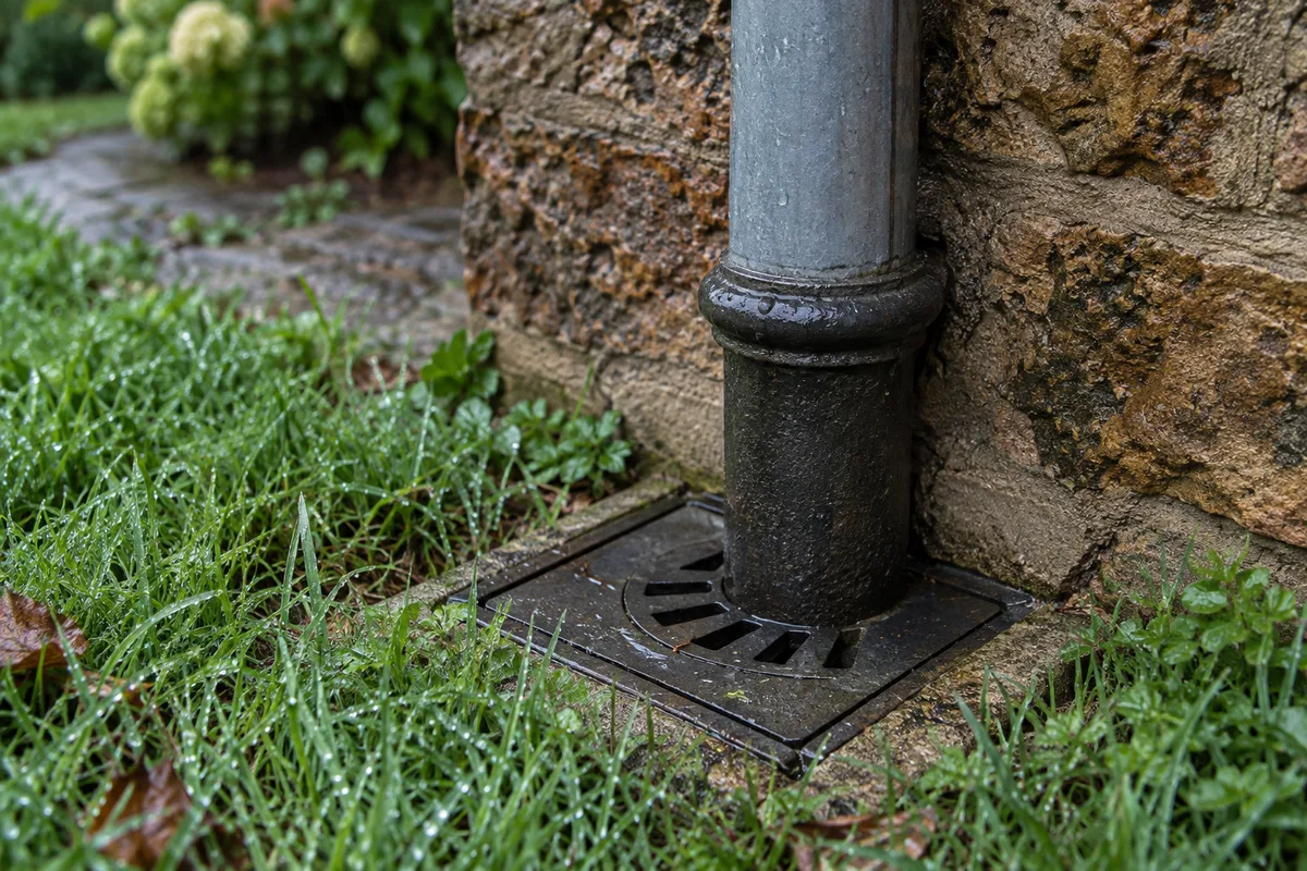 Regard d'eaux pluviales : où va l'eau après la descente