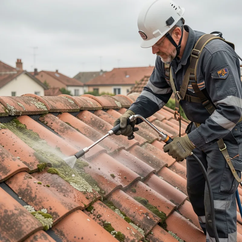 Démoussage de toiture : méthodes, prix au m² et calendrier