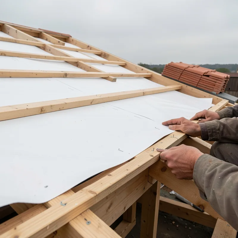 Pose écran sous-toiture en rénovation : méthode, prix, DTU